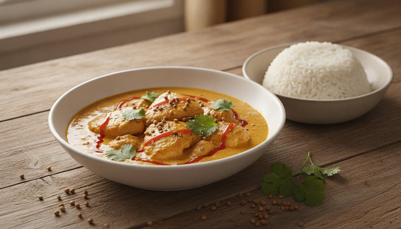 Thai coconut chicken curry